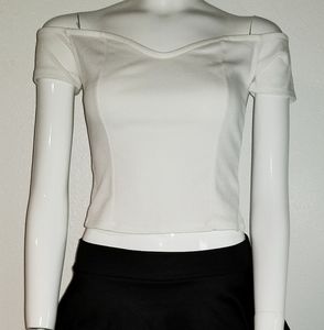 White Crop Top